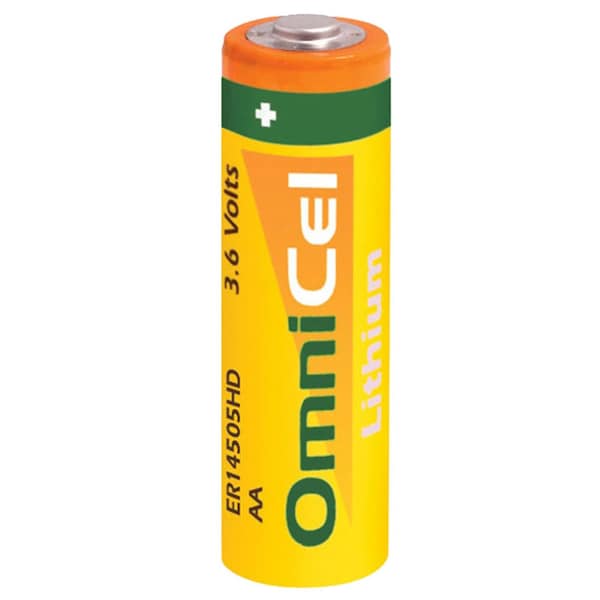 Omnicel ER14505HD 3.6V AA Standard Terminal Battery RFID AMR Backup ER14505HD/S - main